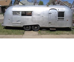 1957 Airstream Overlander 26' 7 panel end caps, twin axle